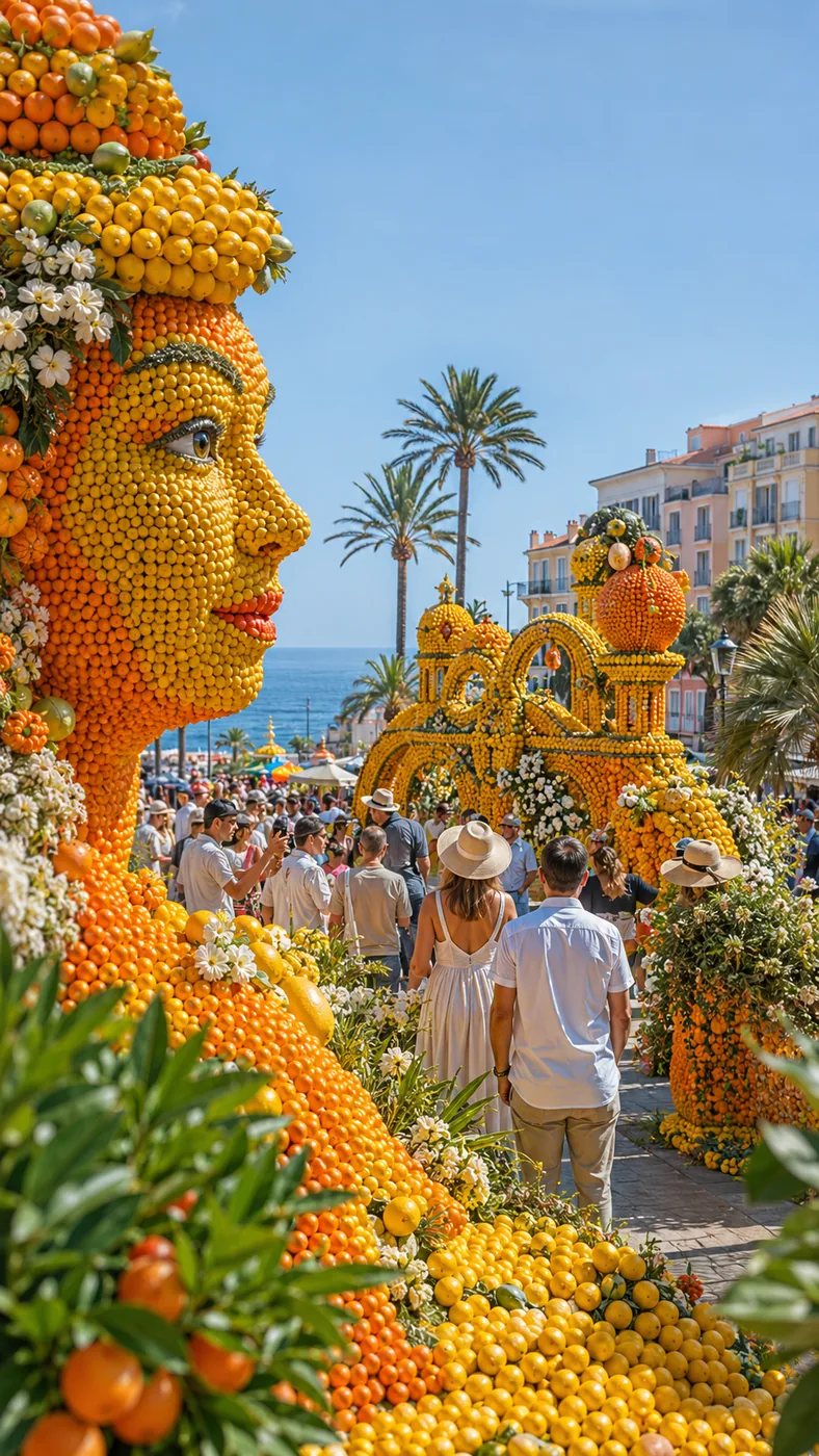 Décors d’agrumes à Menton